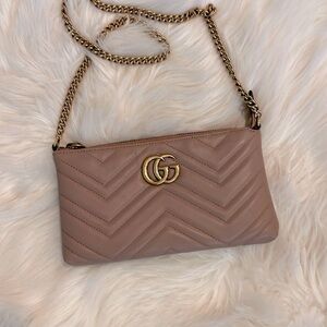 Gucci GG Marmont Chain Wallet Mini Bag